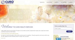 Desktop Screenshot of curohealthservices.com